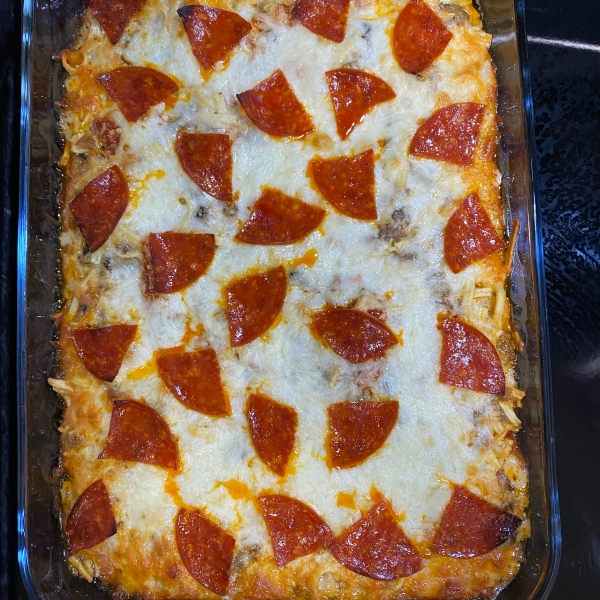 Pepperoni Pizza Casserole