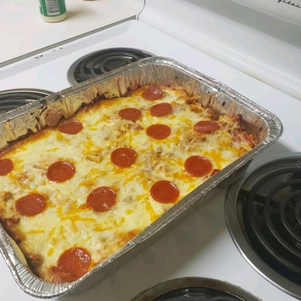 Pepperoni Pizza Casserole