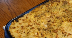 Quick and Easy Chicken and Stuffing Casserole