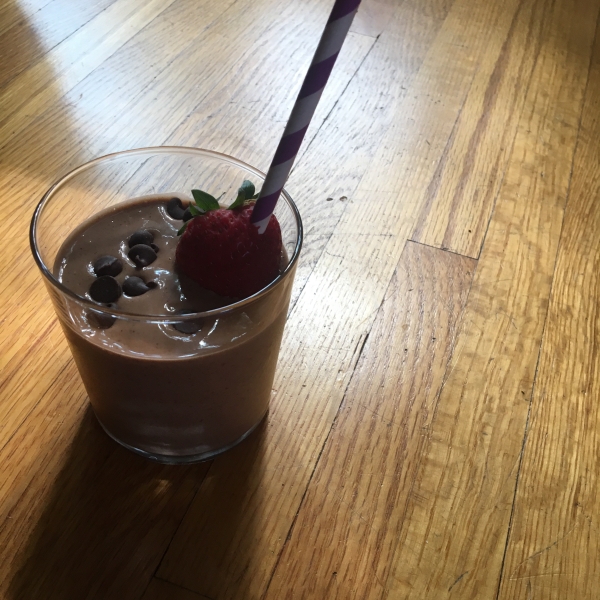 Dairy-Free Chocolate Peanut Banana Smoothie