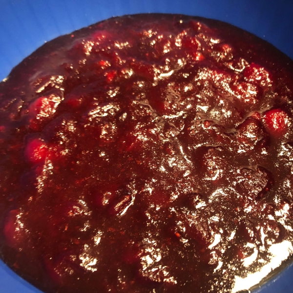 Maple Syrup Cranberry Sauce