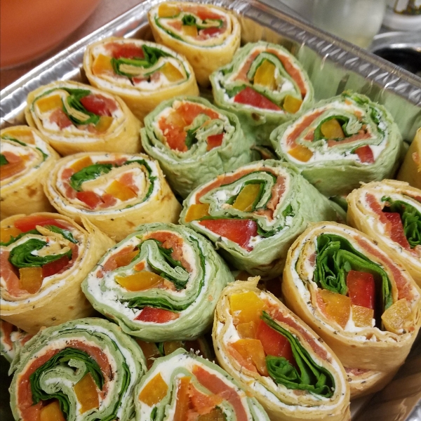 Smoked Salmon Pinwheels