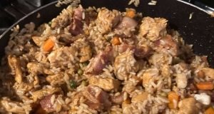 Bacon and Chicken Fried Rice