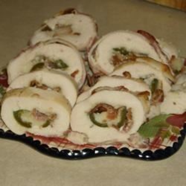 San Antonio Chicken Roll Ups