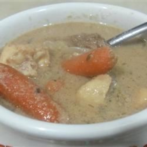 Deer Soup with Cream of Mushroom and Celery