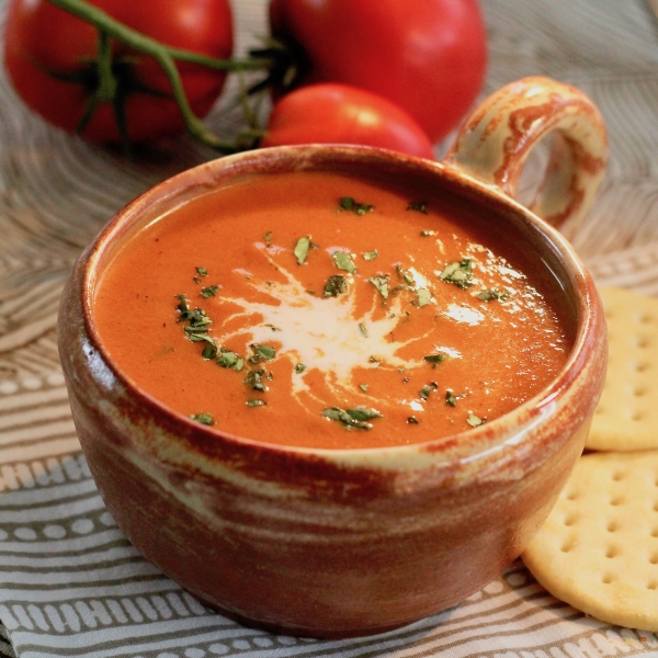 Fire-Roasted Tomato Soup