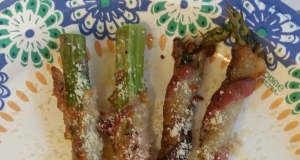 Bacon-Wrapped Garlic Asparagus