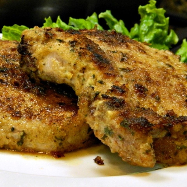 Breaded Lemon Zest Pork Chops