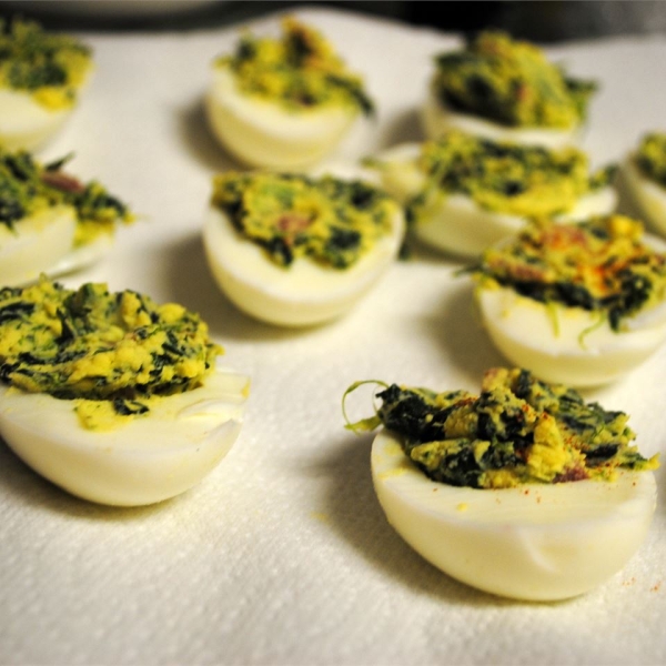 Popeye Deviled Eggs
