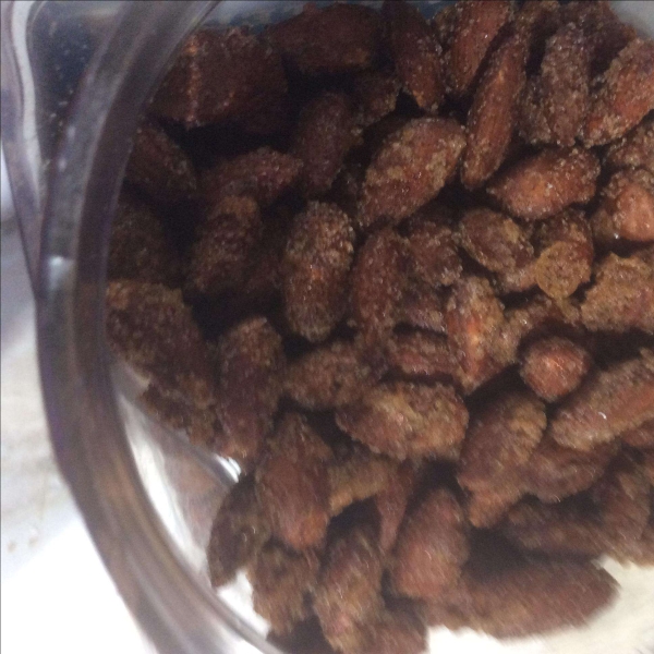 Sweet and Spicy Roasted Almonds