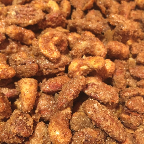 Sweet and Spicy Roasted Almonds