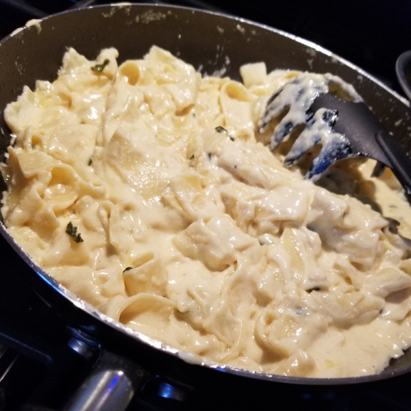 Lemon Basil Alfredo Sauce