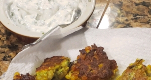 Curried Zucchini Corn Fritters