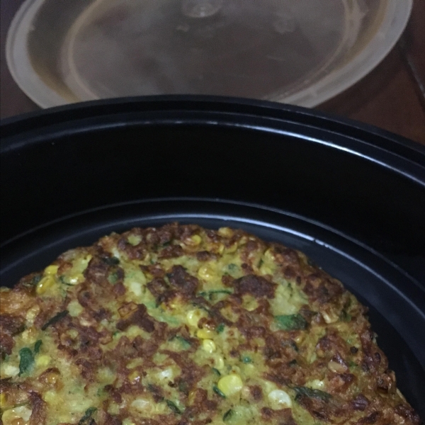 Curried Zucchini Corn Fritters