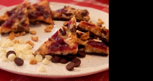 Chocolate Raspberry Magic Cookie Bars