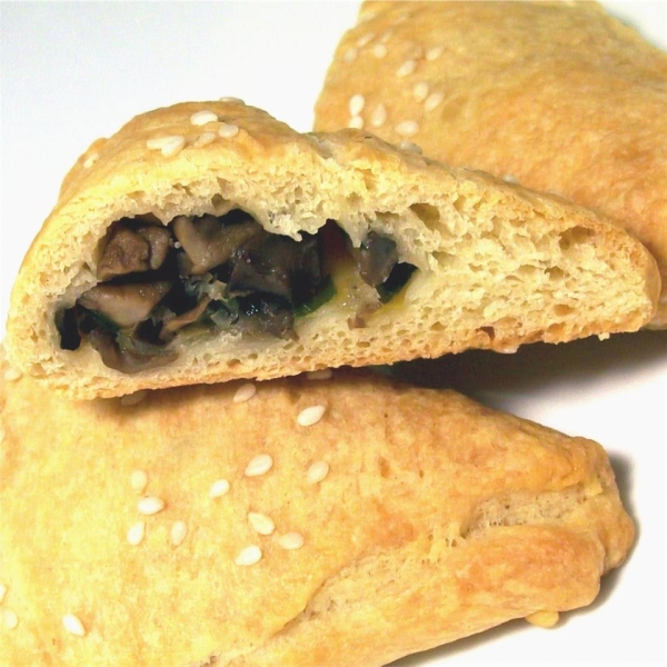 Flaky Crescent Mushroom Turnovers