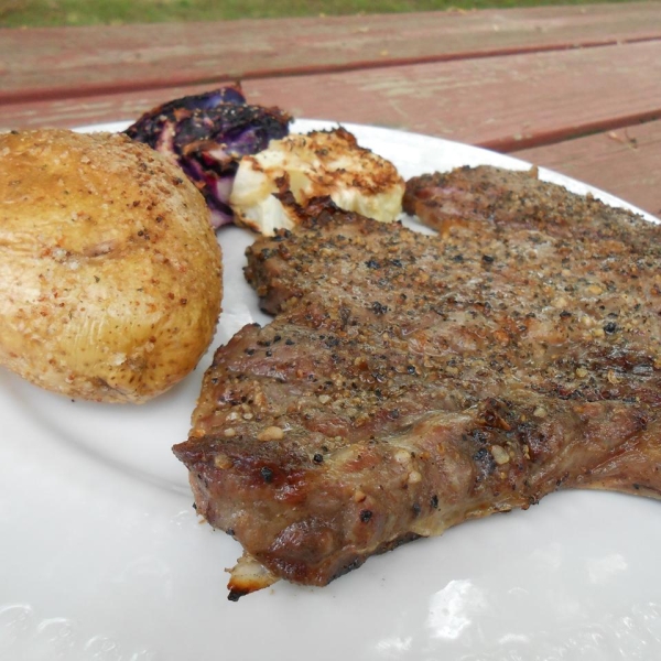 Grilled Delmonico Steaks