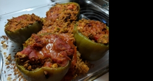 Vegan Tofu-Stuffed Peppers