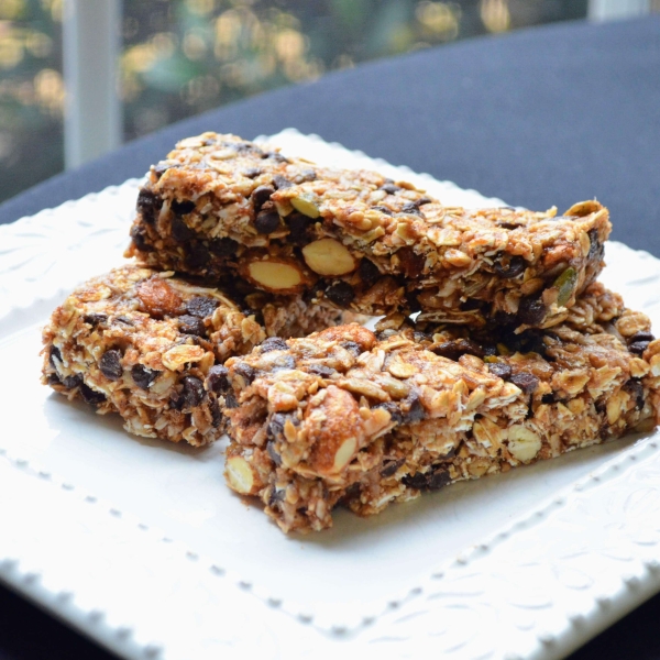 Chocolate Chip Coconut No-Bake Granola Bars