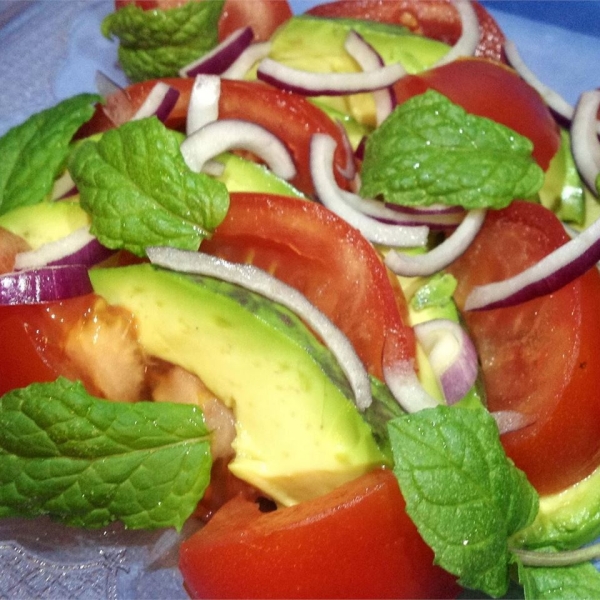 Persian-Style Tomato Avocado Salad