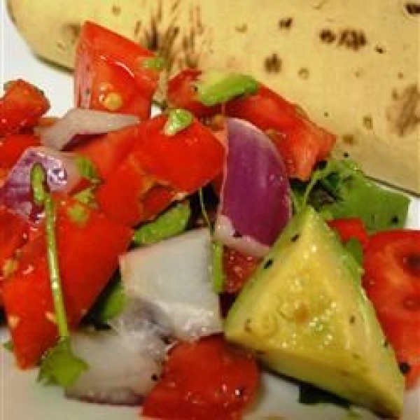 Persian-Style Tomato Avocado Salad