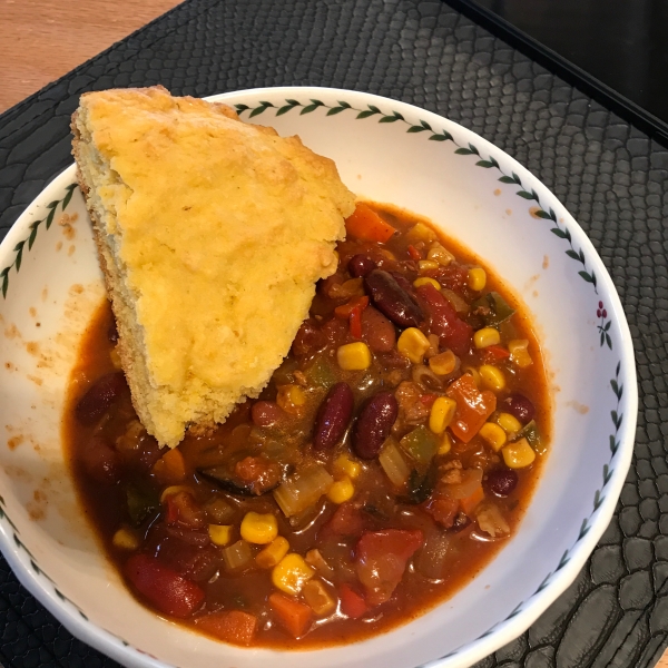 Insanely Easy Vegetarian Chili