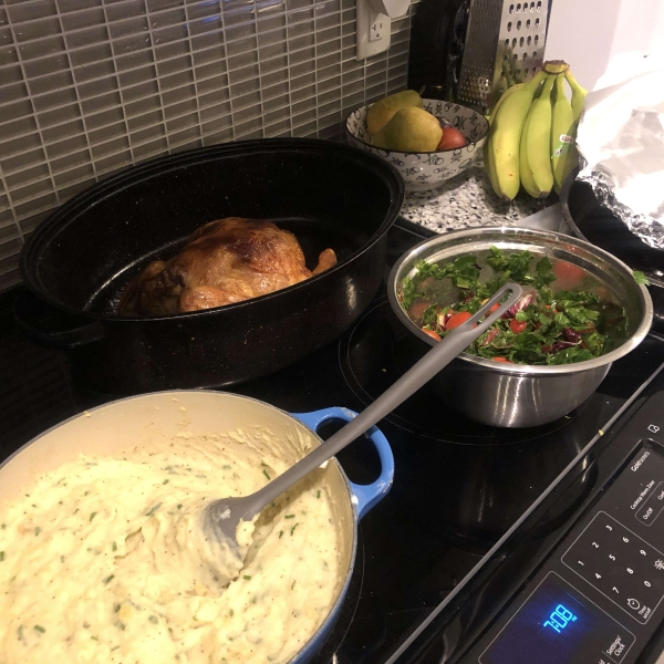 Sour Cream and Chive Mashed Potatoes