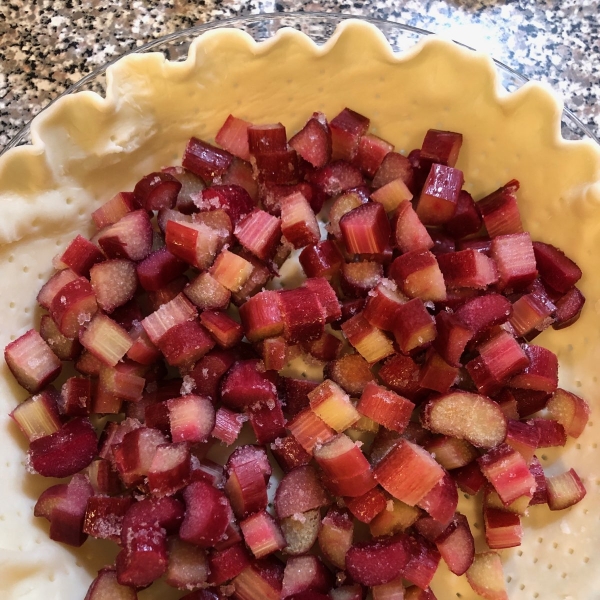 Easy Rhubarb Pie