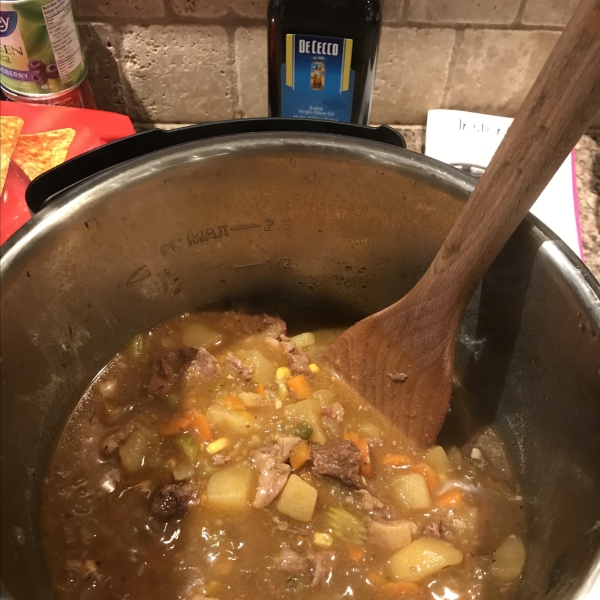 Instant Pot® Stew Using Frozen Meat