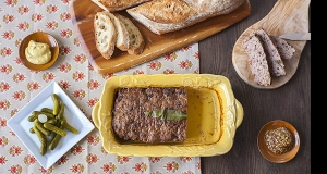 Rustic Chicken Liver and Morel Pate
