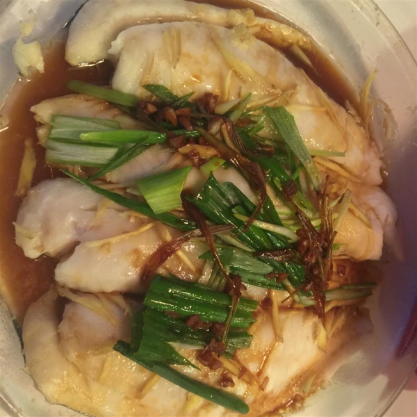 Steamed Fish with Ginger