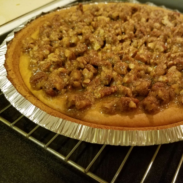 Pumpkin Pecan Cheesecake