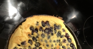 Paleo Blueberry Cast Iron Pancake