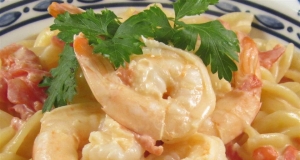 Bay Shrimp and Cream Sauce