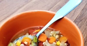 Instant Pot® Vegan Vegetable and Barley Soup