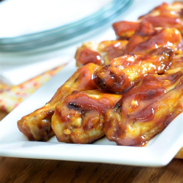 Sweet and Spicy BBQ Chicken Wings