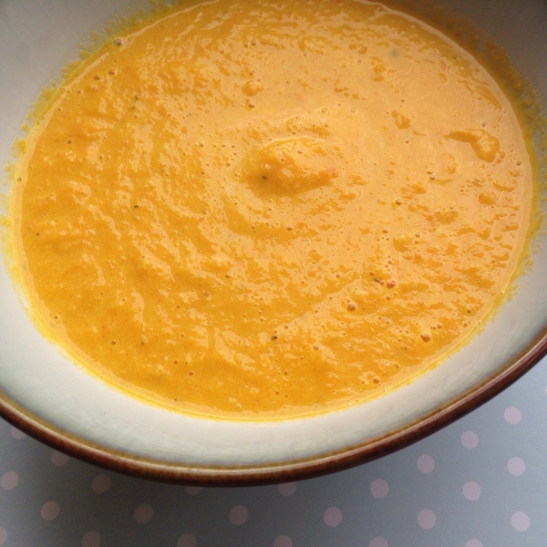 Carrot Cream Soup with Ginger