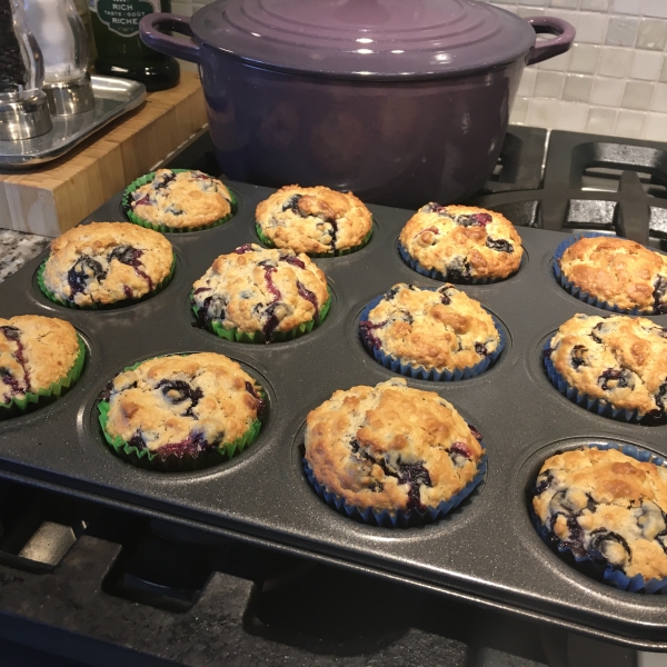 Oatmeal Blueberry Muffins