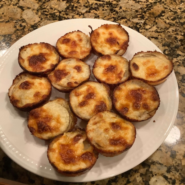 Muffin Tin Potatoes Gratin