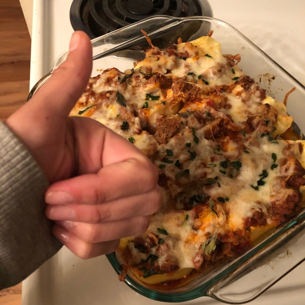 Lasagna Stuffed Shells
