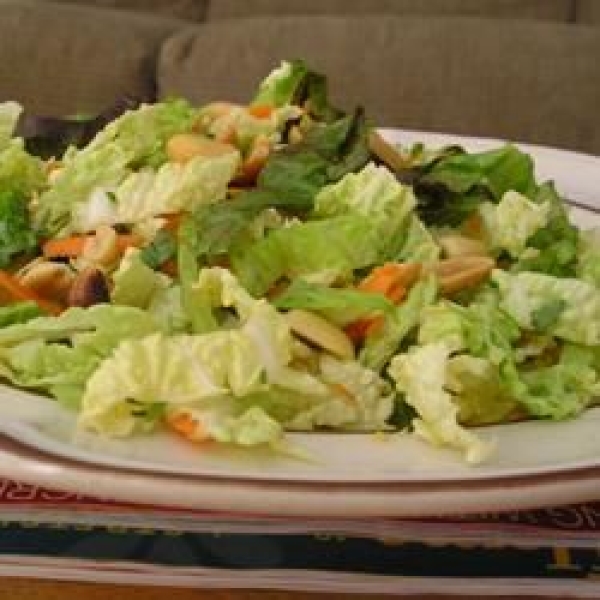 Napa Cabbage Salad with Lemon-Pistachio Vinaigrette