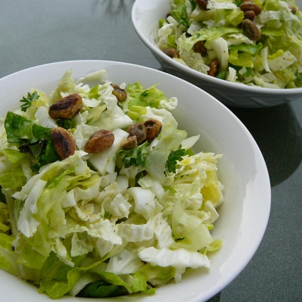 Napa Cabbage Salad with Lemon-Pistachio Vinaigrette