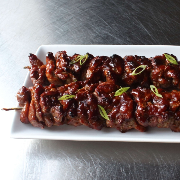 Barbecued Pork Skewers