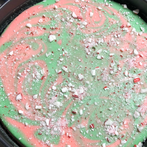 Candy Cane Cheesecake