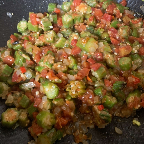 Okra and Tomatoes