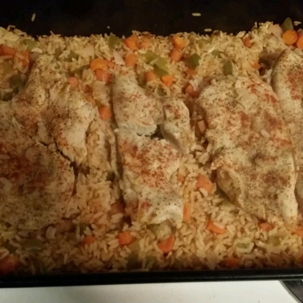 Lemon Pepper Chicken and Rice