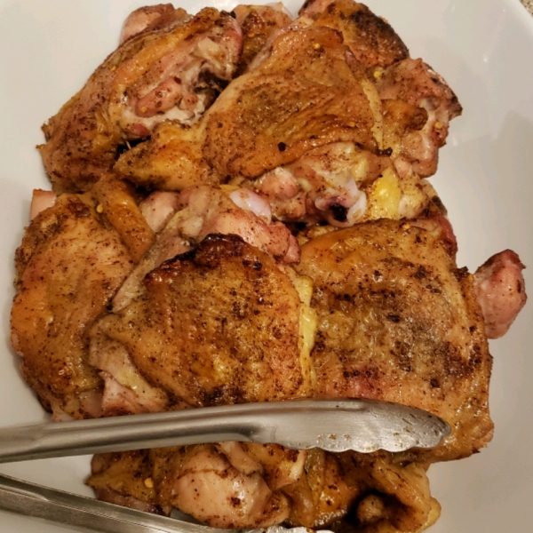 Crispy Baked Chicken Thighs