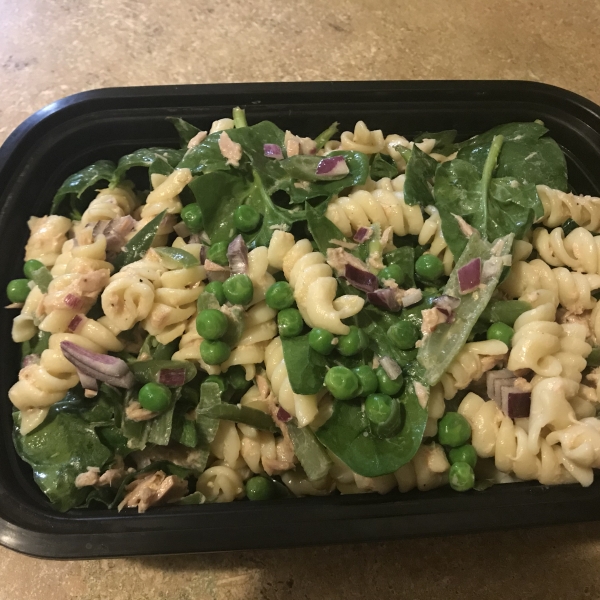 Tuna Piccata Pasta Salad