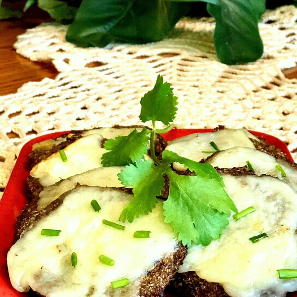 Air Fryer Black Garlic-Cauliflower Patties