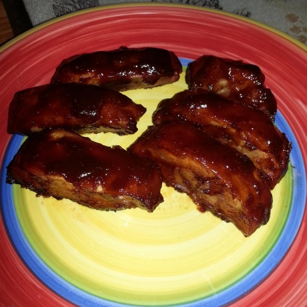 Apple Radish BBQ Ribs